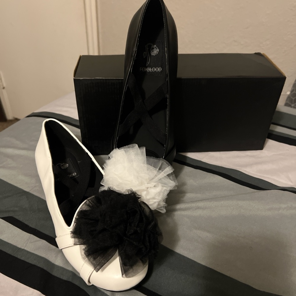 Foxblood Side Show Clown Flats